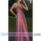 Sheath Sweetheart Empire Waist Long Taffeta Purple Bridesmaid Dresses