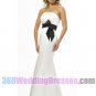 Mermaid Strapless Natural Waist Long Satin Cheap Bridesmaid Dresses