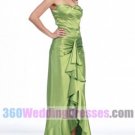 Sheath Sweetheart Dropped Waist Satin Cocktail Evening Dresses