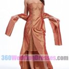 Sheath Sweetheart No Waist/Princess Seams Tea Length Taffeta Cocktail Evening Dresses