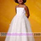 Satin Ivory Flower Girl Dresses