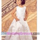 Satin Ivory Flower Girl Dresses