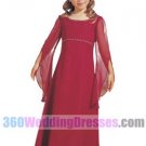 Chiffon Red Flower Girl Dresses