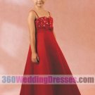 Satin Red Flower Girl Dresses