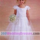 Organza White Flower Girl Dresses