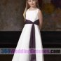 Satin White Flower Girl Dresses