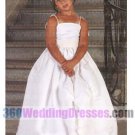 Satin White Flower Girl Dresses