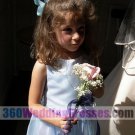 Satin White Flower Girl Dresses