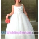 Organza White Flower Girl Dresses