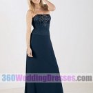 Sheath Strapless Dropped Waist Chiffon Mother of The Bride Dresses
