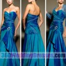 Mermaid Sweetheart Dropped Waist Long Ruched Taffeta Mother of The Bride Dresses
