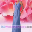 A-Line V-Neck Natural Waist Tank Long Chiffon Mother of The Bride Dresses