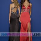 Halter Empire Waist Satin Black Prom Dresses