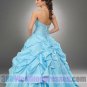 A-Line Sweetheart Basque Waist Long Taffeta Quinceanera Dresses
