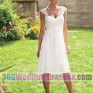 Short Chiffon Beach Wedding Dresses