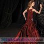 A-Line V-Neck No Waist/Princess Seams Tank Long Pleated Satin Cheap Wedding Dresses