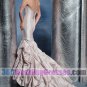 Mermaid Strapless No Waist/Princess Seams Taffeta Corset Wedding Dresses