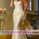 Mermaid Sweetheart Dropped Waist Taffeta Informal Wedding Dresses