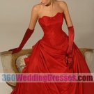 Princess/Ball Gown Sweetheart Basque Waist Satin Corset Wedding Dresses