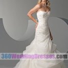 Princess/Ball Gown Strapless Dropped Waist Organza Elegant Wedding Dresses
