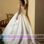 Princess/Ball Gown Strapless Dropped Waist Organza Corset Wedding Dresses