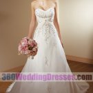 A-Line Sweetheart Empire Waist Chiffon Elegant Wedding Dresses