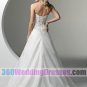 Princess/Ball Gown Strapless Dropped Waist Satin Corset Wedding Dresses