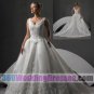 Princess/Ball Gown V-Neck Basque Waist Tank Organza Elegant Wedding Dresses