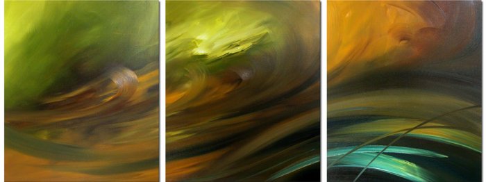 Modern Abstract oil painting on Canvas"Illusion 020"
