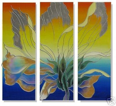 Modern flower oil paintings on Canvas Illusion painting 230