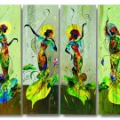Modern portrait oil painting on Canvas "Joyful people"341