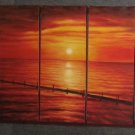 Dafen Modern seascape oil painting on Canvas "sunglow501" Dafen Modern seascape oil painting on Canvas "sunglow501"