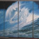 Dafen Modern seascape oil painting on Canvas  the strong ocean wave507