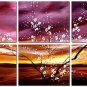 Modern oil painting on Canvas flower painting set282