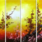 Modern oil painting on Canvas flower painting set417