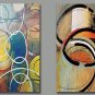 Modern oil painting on Canvas abstract painting set163