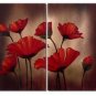 Modern oil painting on Canvas flower painting set312