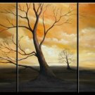 Modern Contemporary oil paintings on Canvas tree painting set 105 Modern Contemporary oil paintings on Canvas tree painting set 105