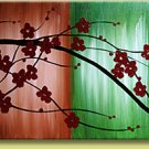 Modern Contemporary oil paintings on Canvas flower painting set 119 Modern Contemporary oil paintings on Canvas flower painting set 119
