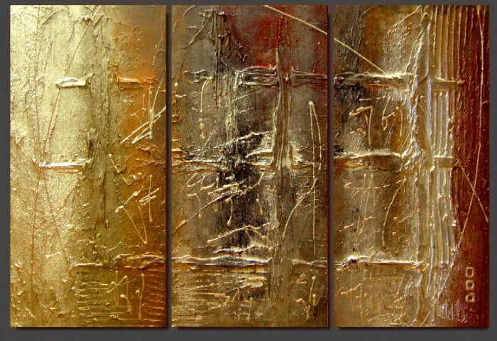Modern Contemporary oil paintings on Canvas abstract painting set 128