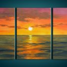 Modern Contemporary oil paintings on Canvas sunset glow painting set 274 Modern Contemporary oil paintings on Canvas sunset glow painting set 274