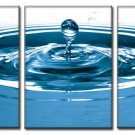 Modern Contemporary oil paintings on Canvas blue water drop painting set 338 Modern Contemporary oil paintings on Canvas blue water drop painting set 338