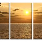 Modern Art Deco oil paintings on Canvas sunset painting set 413