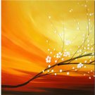 Modern Art Deco oil paintings on Canvas flower painting set 416