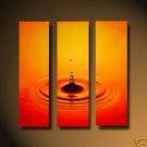 Modern Art Deco oil paintings on Canvas red water drop painting set 457 Modern Art Deco oil paintings on Canvas red water drop painting set 457