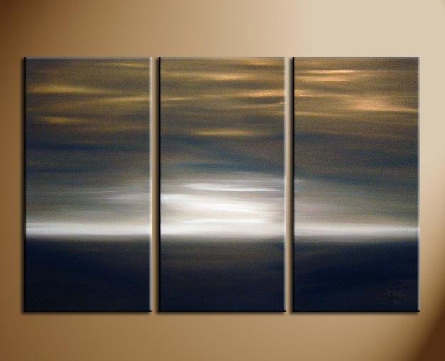 Modern Art Deco oil paintings on Canvas abstract painting set 690