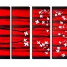 Modern contemporary oil paintings on canvas flower painting set 721