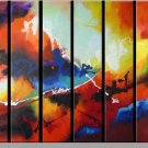 Modern contemporary oil paintings on canvas abstract painting set 729