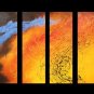 Modern contemporary oil paintings on canvas abstract painting set 735