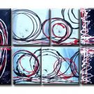 Modern contemporary oil paintings on canvas abstract painting set 739